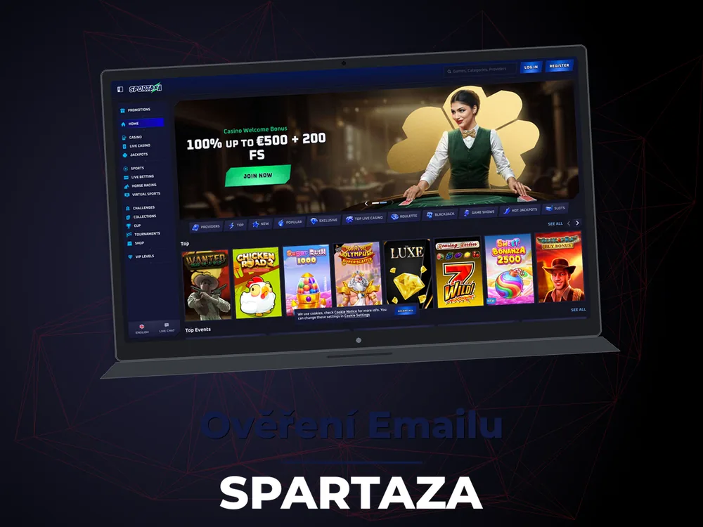 Spartaza - Ověření Emailu